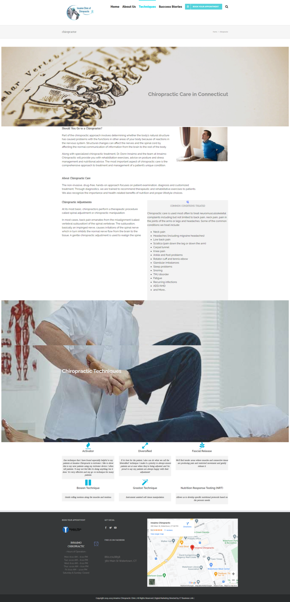 Innaimo Chiropractic services