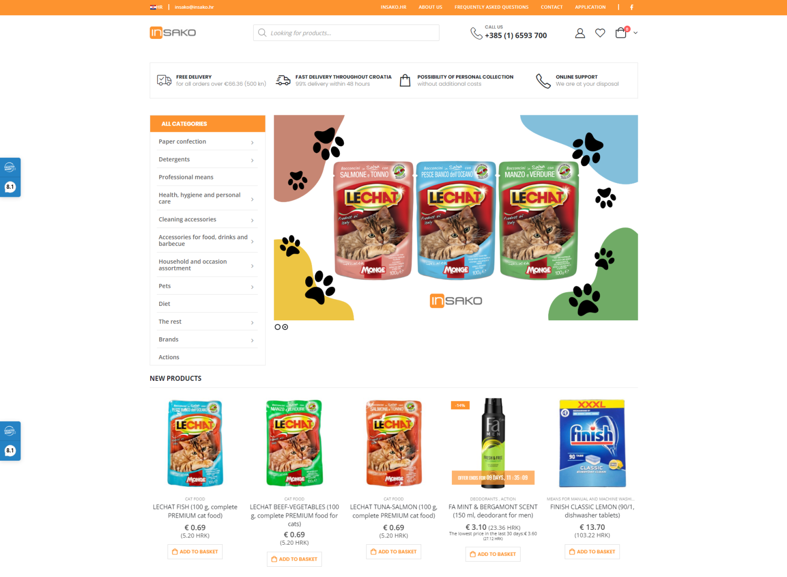 impressive e-commerce website